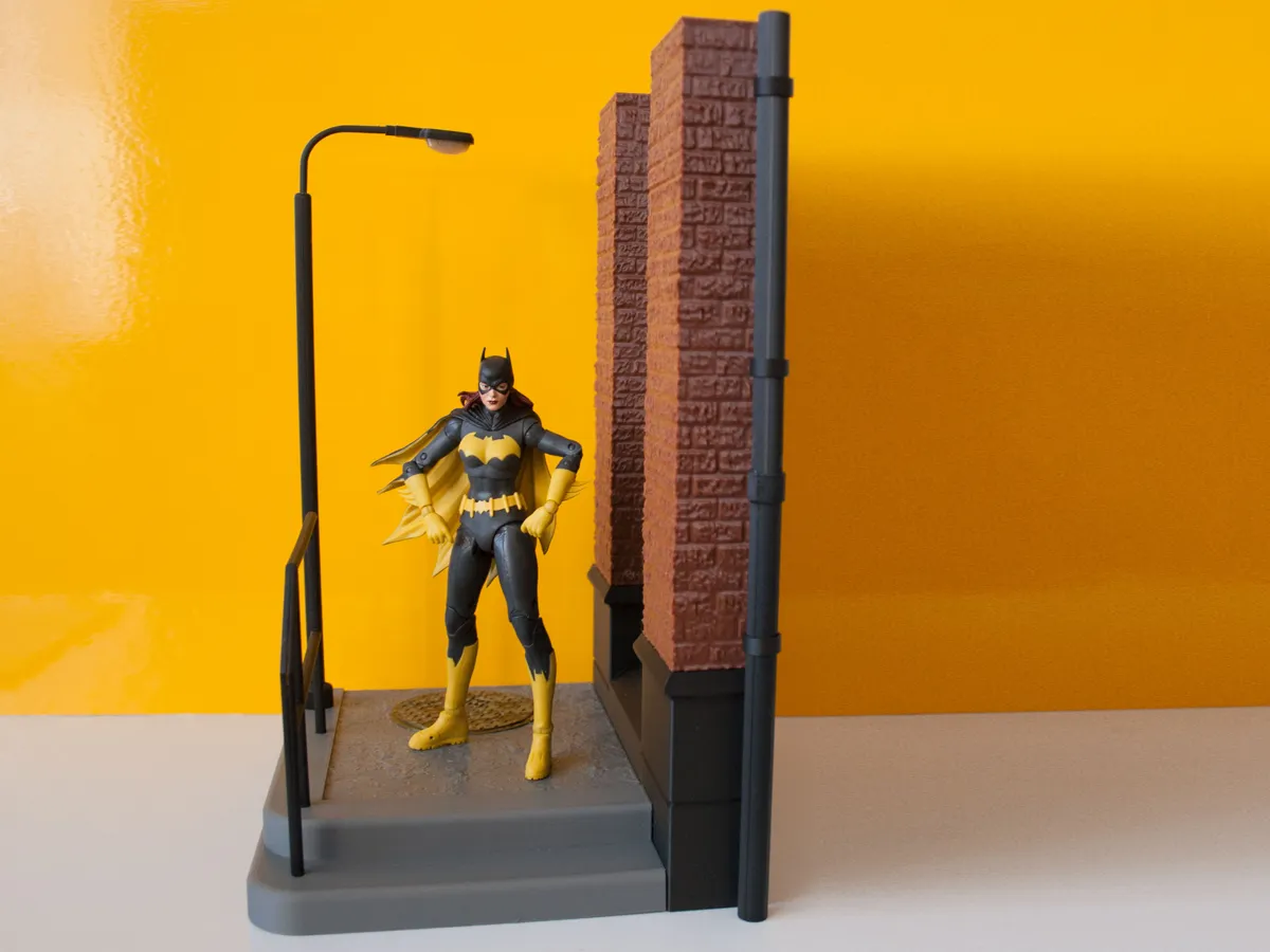 Miniature Street corner diorama, scale 1:12, photo 3 of 4 - Miniature Street corner diorama, scale 1:12 Figurines & Collectibles