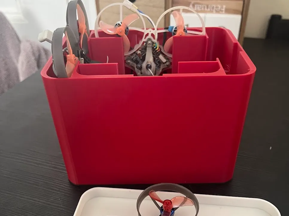 TinyWhoop 75mm quad case for 4x75mm Tiny Whoops - Organizers, in stock in India