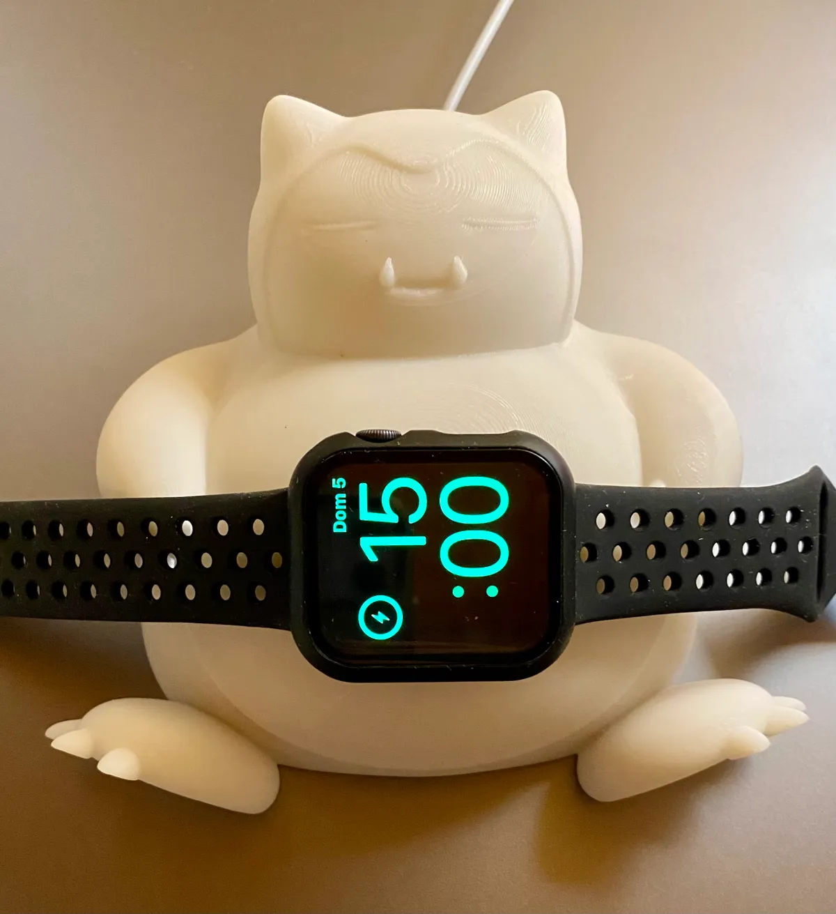 Snorlax Apple watch charge base, photo 4 of 4 - Snorlax Apple watch charge base Tools