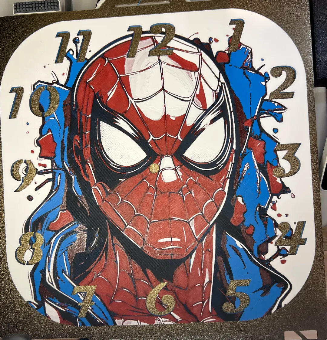 Spiderman Clock HueForge - Character & Novelty Clocks, in stock in India