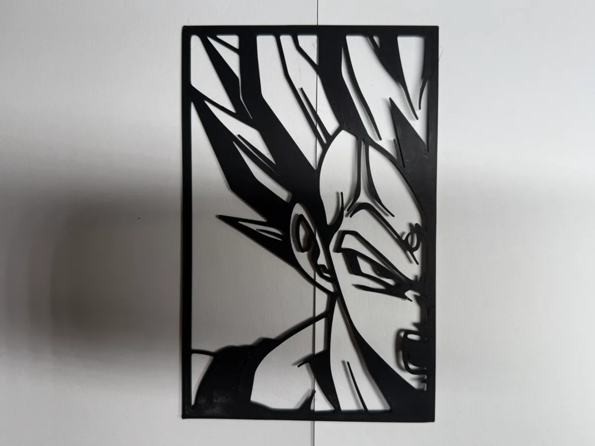 dragon ball silhouette (wall art)