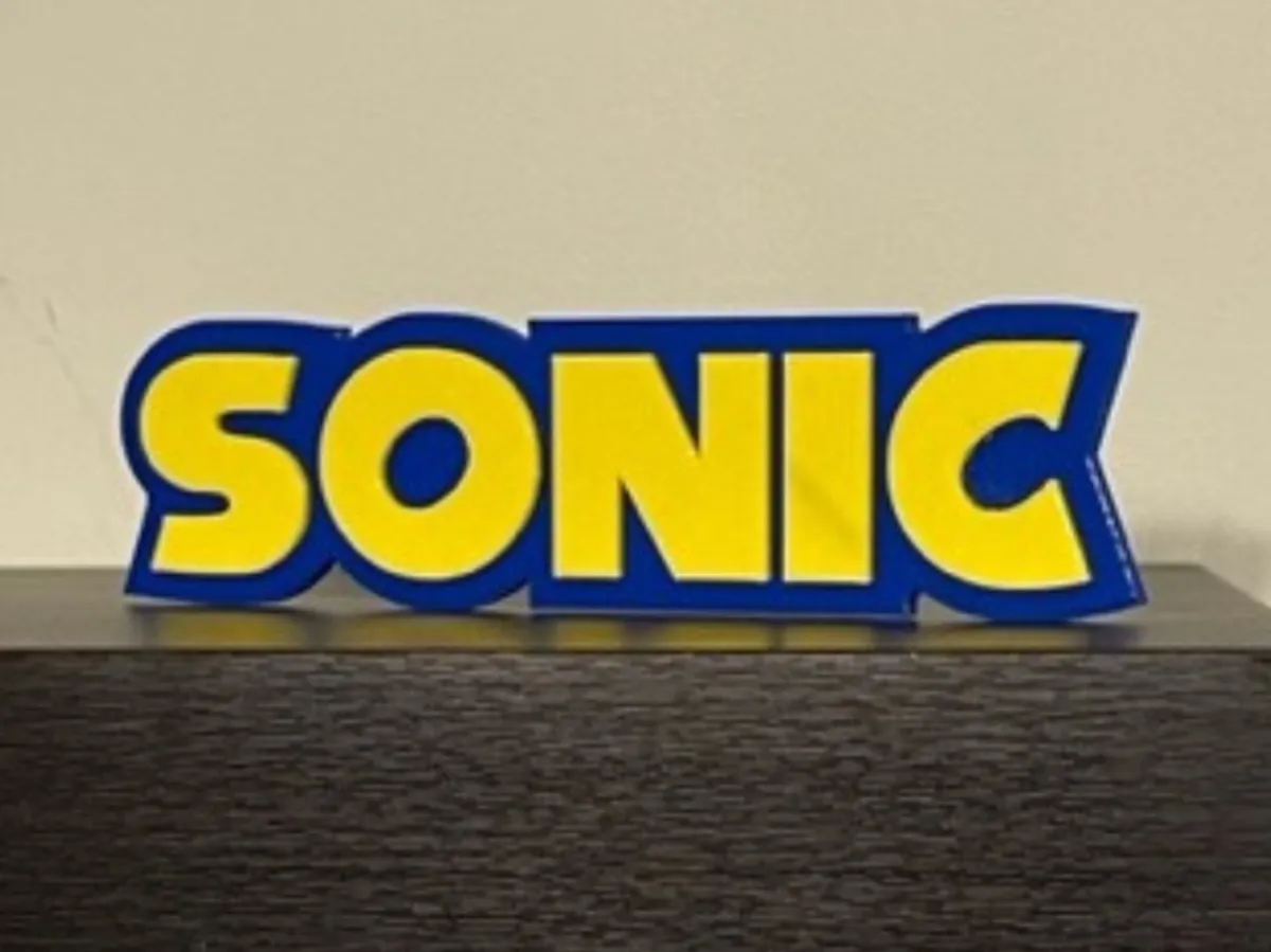 Sonic 2 Color Sign