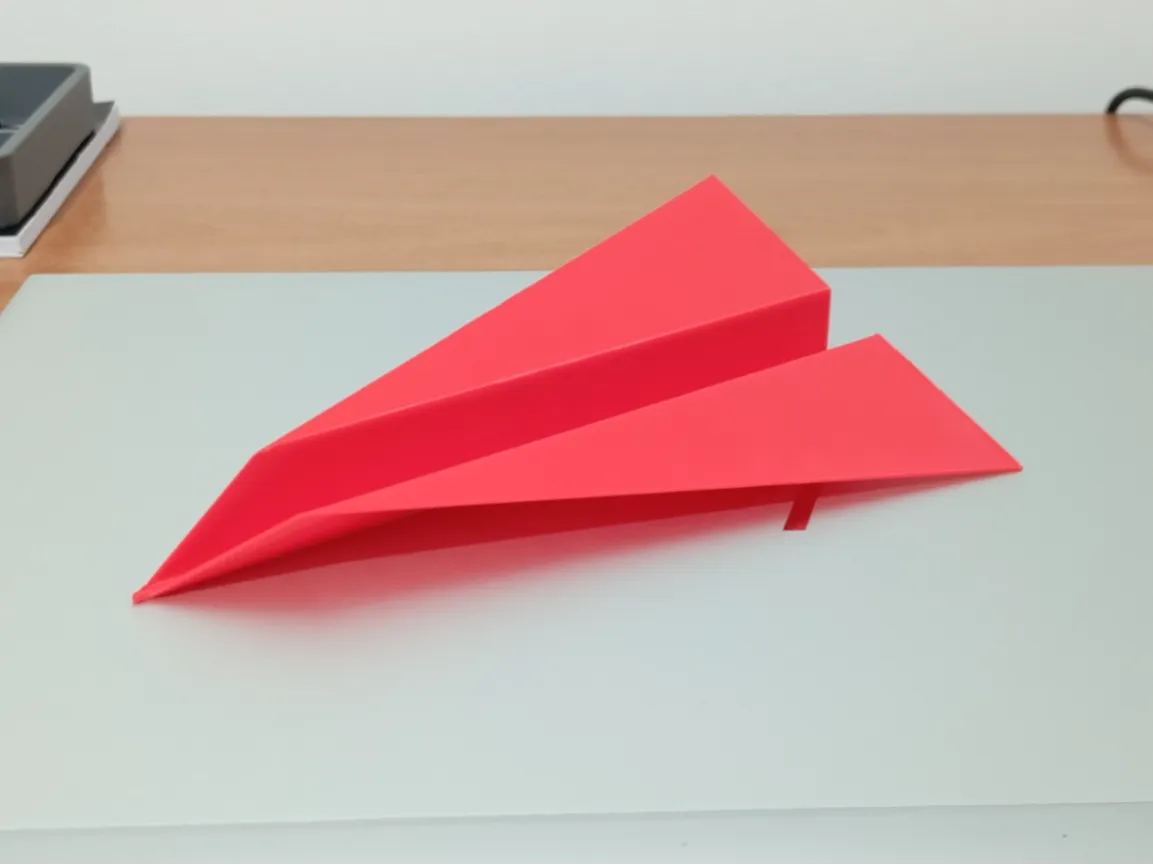 Desk paper airplane
