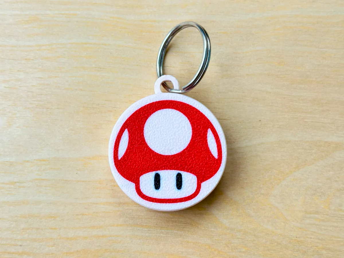 Mushroom AirTag Holder / Keychain