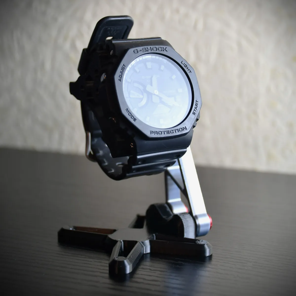 Watch stand (industrial themed)