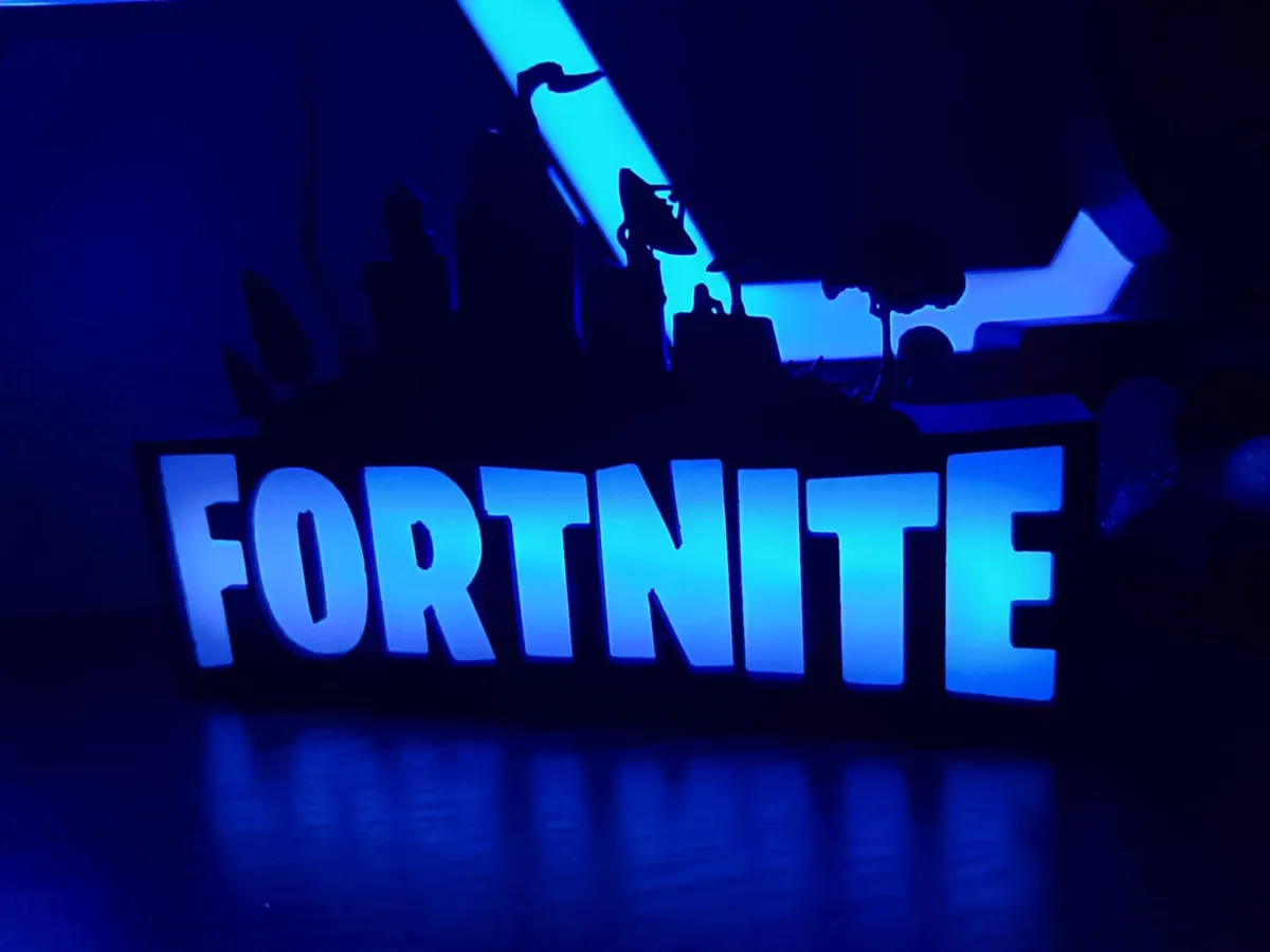 FORTNITE LED Sign, RGB Gaming Lamp, photo 4 of 4 - FORTNITE LED Sign, RGB Gaming Lamp Lamps & Lighting