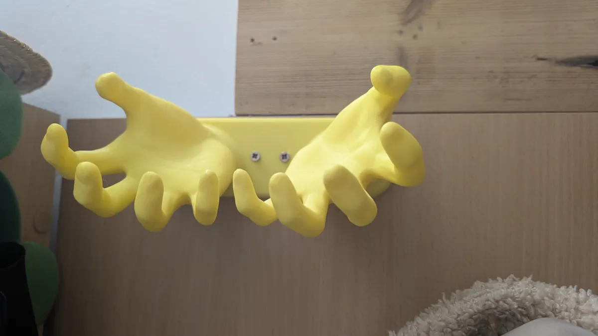 Wall Mounted Hands, photo 3 of 3 - Wall Mounted Hands Storage & Organisation