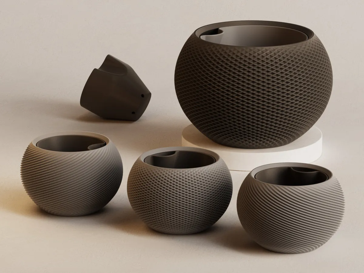 SFERA #2 Organic Geometric Planters & Pots