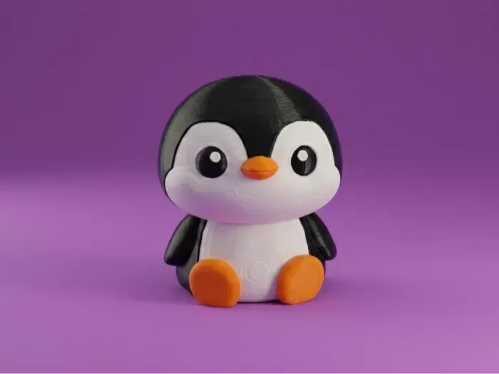 Cute Penguin, Mini Figurine