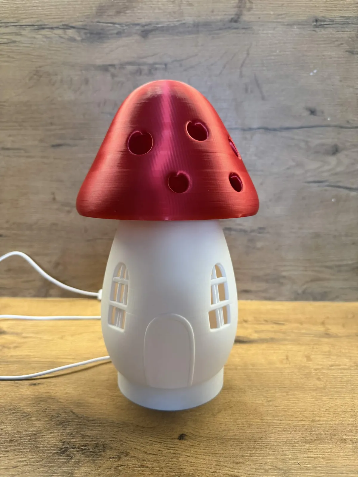 Mushroom House LED Lamp / Decoration, photo 2 of 4 - Mushroom House LED Lamp / Decoration Household