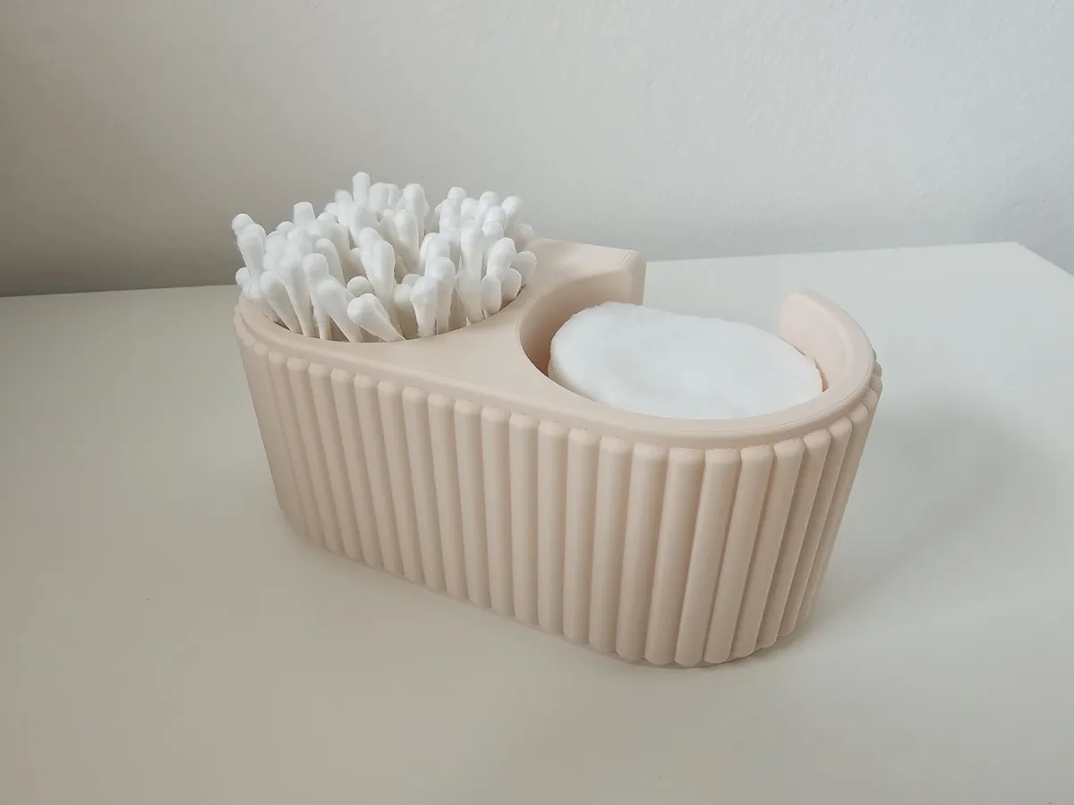 Bathroom Organizer for Cotton Pads & Cotton Swabs, photo 3 of 4 - Bathroom Organizer for Cotton Pads & Cotton Swabs Bath & Personal Care