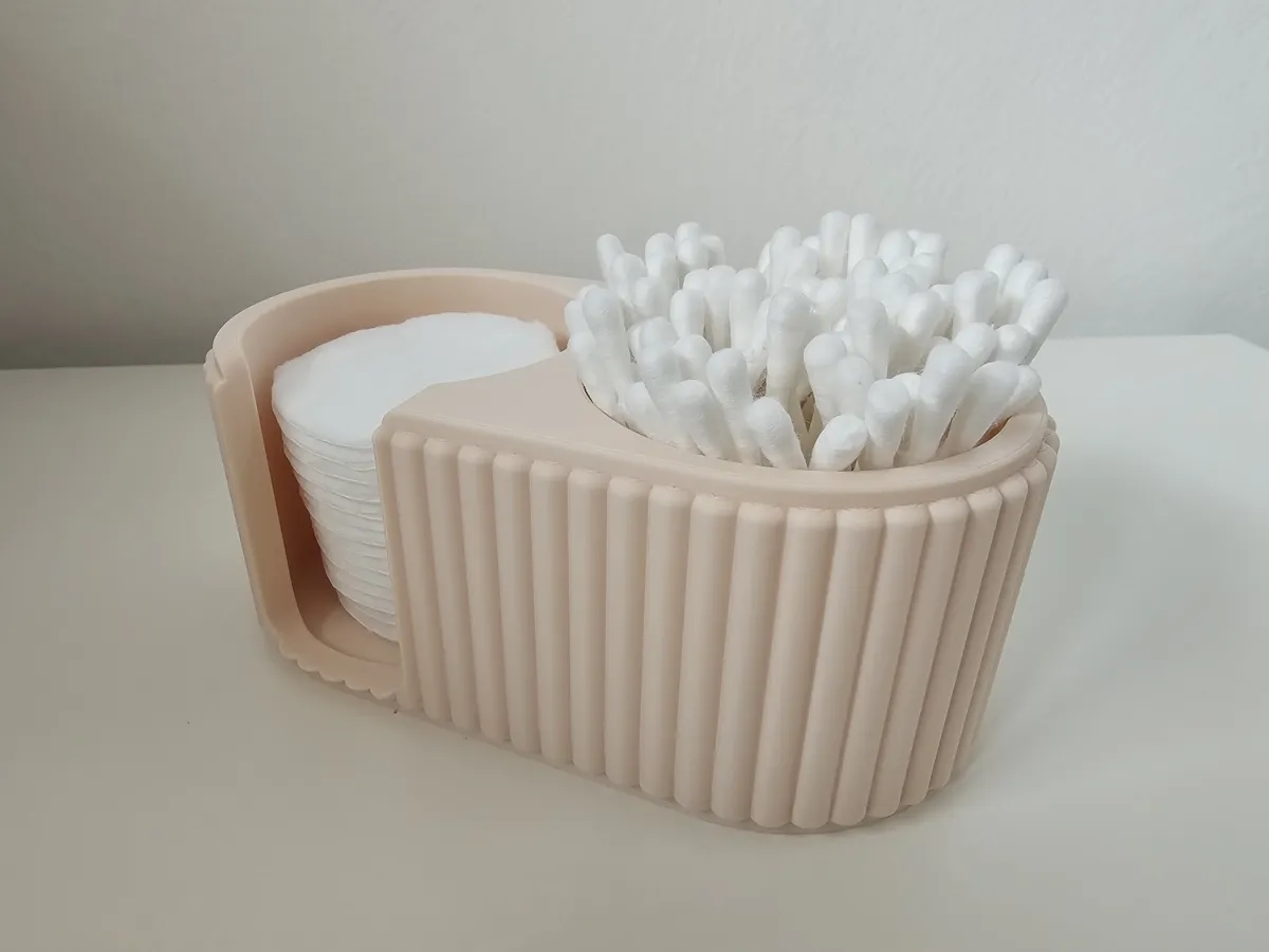 Bathroom Organizer for Cotton Pads & Cotton Swabs, photo 4 of 4 - Bathroom Organizer for Cotton Pads & Cotton Swabs Bath & Personal Care