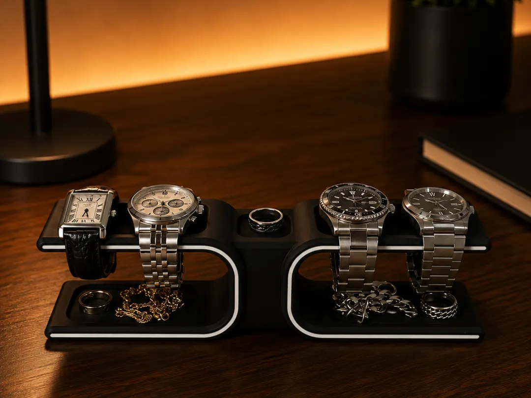 Modern Line Watch Stand for 4 watches - Watch Stands & Charging Docks, in stock