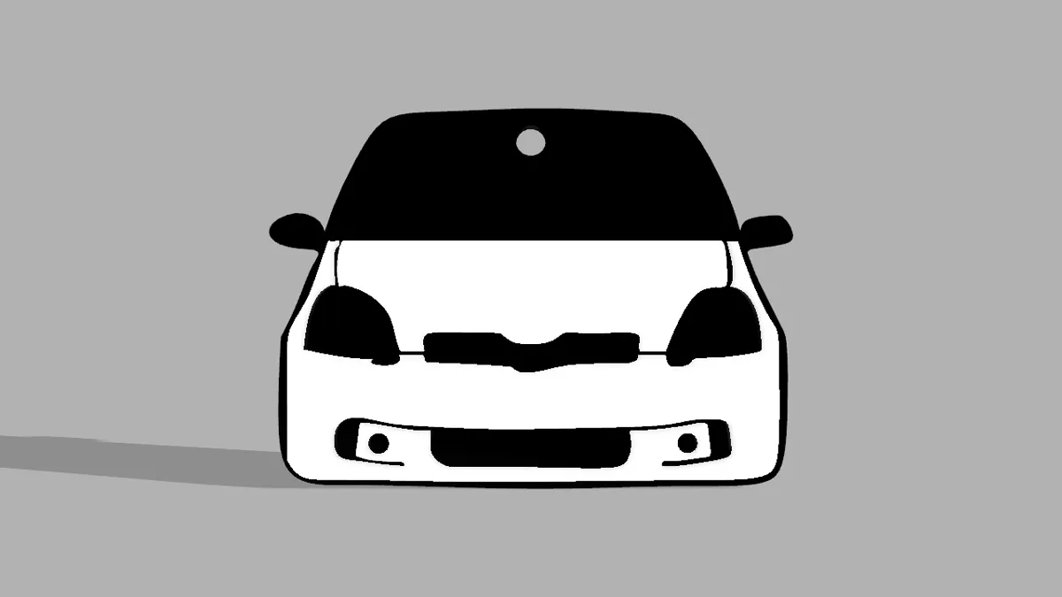 Toyota Yaris JDM keychain