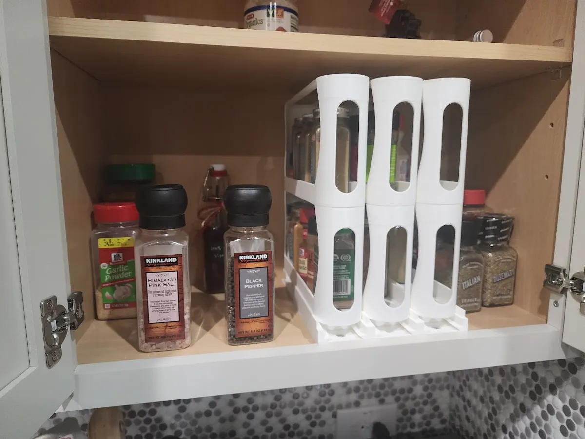 Spice Rack Pullout (Taller Base, Smoother Pull)