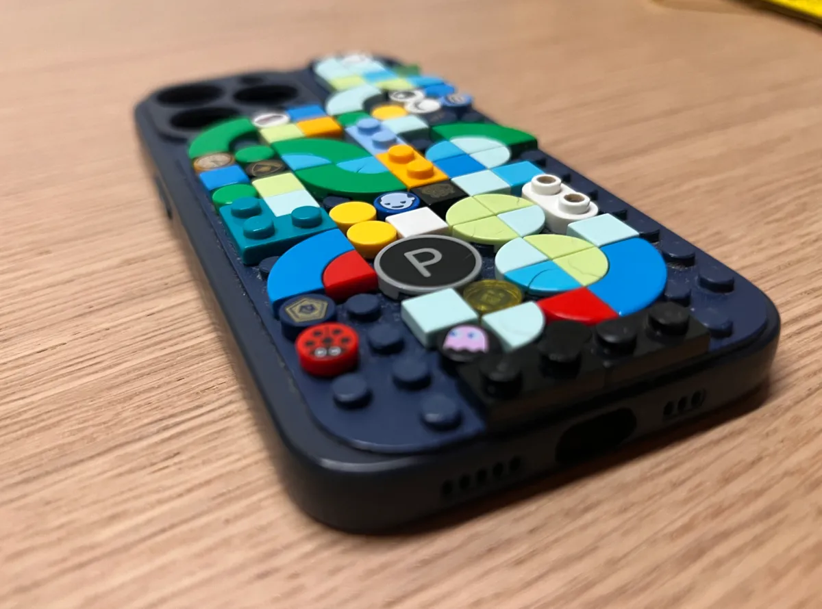 LEGO-Compatible Brick Cover for iPhone 15 Pro Max - Fashion Accessories, in stock in India