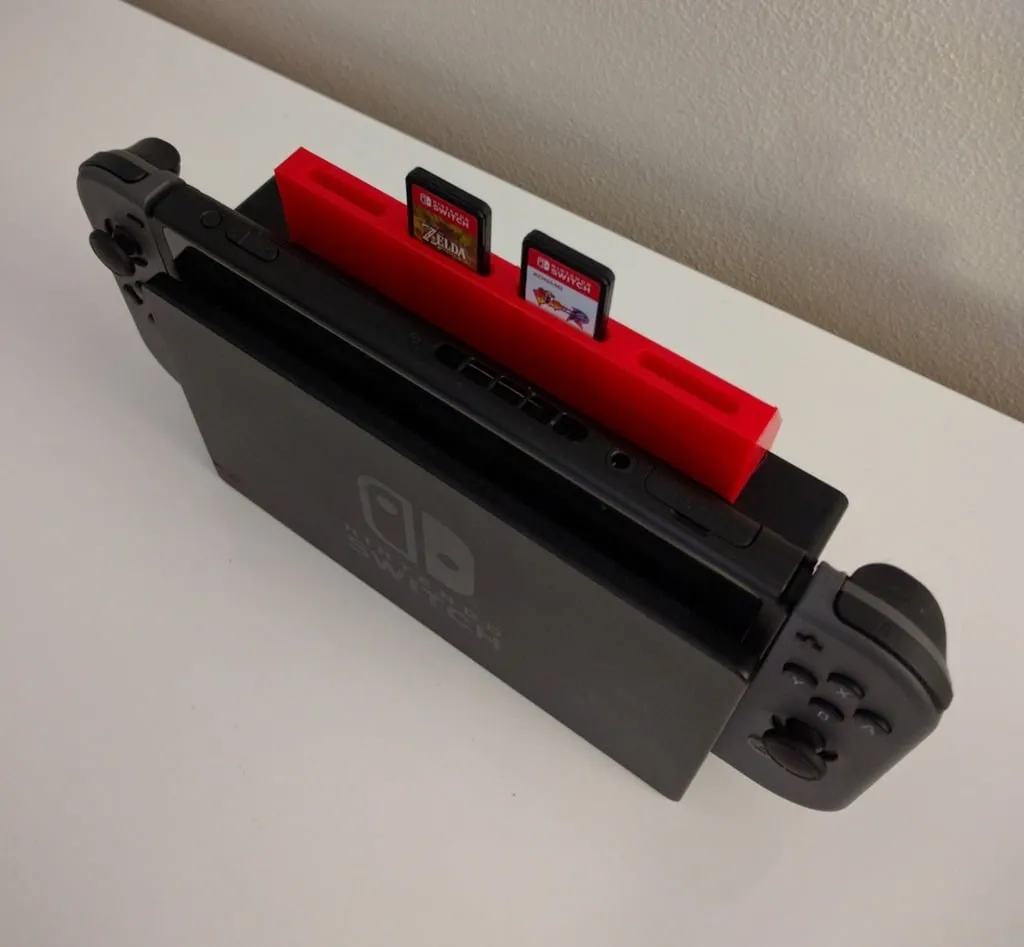 Nintendo Switch Cartridge Holder for Dock - 4 slot - Game Cartridge & Disc Holders, in stock