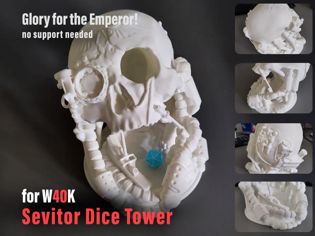 W40k Servitor Skull Dice Tower - Other Toys & Games, in stock in India