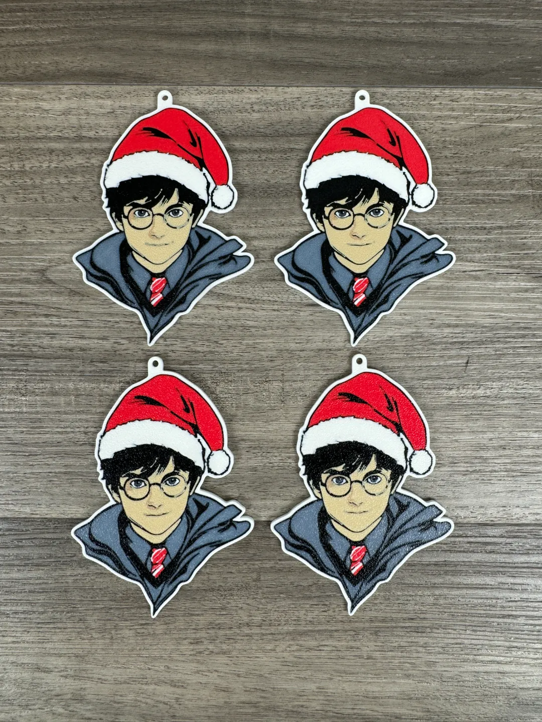 Harry Potter - Santa Hat Christmas Ornament, photo 2 of 3 - Harry Potter - Santa Hat Christmas Ornament Keychains
