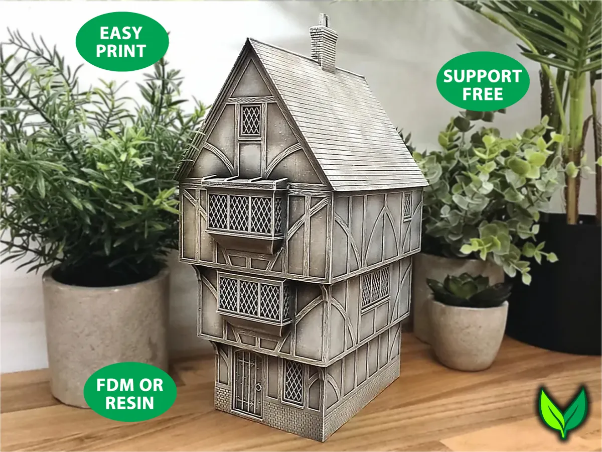 Tudor House, 28mm Medieval Terrain - Tabletop Miniatures, in stock in India