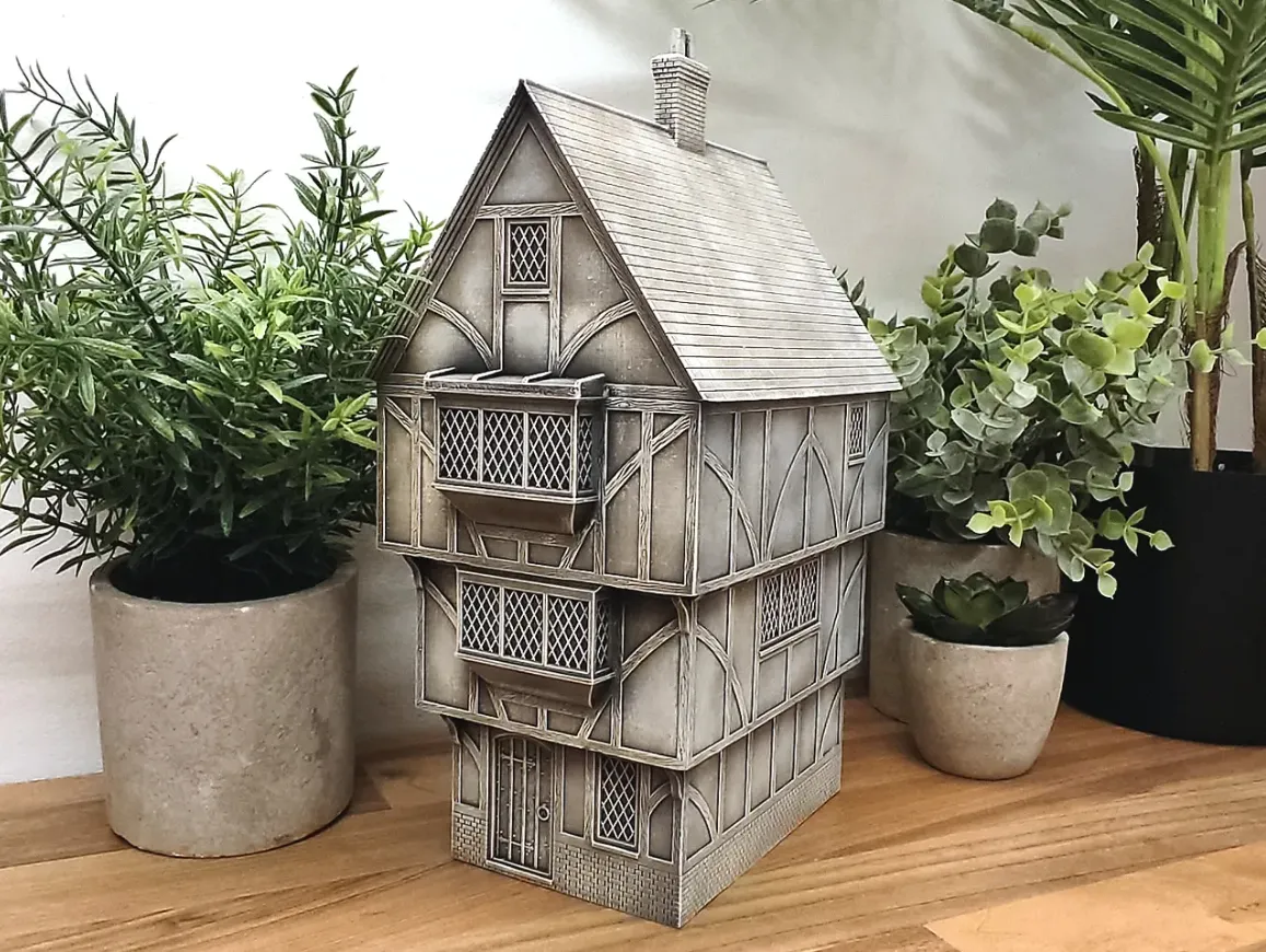 Tudor House, 28mm Medieval Terrain, photo 2 of 4 - Tudor House, 28mm Medieval Terrain Board Games & Tabletop