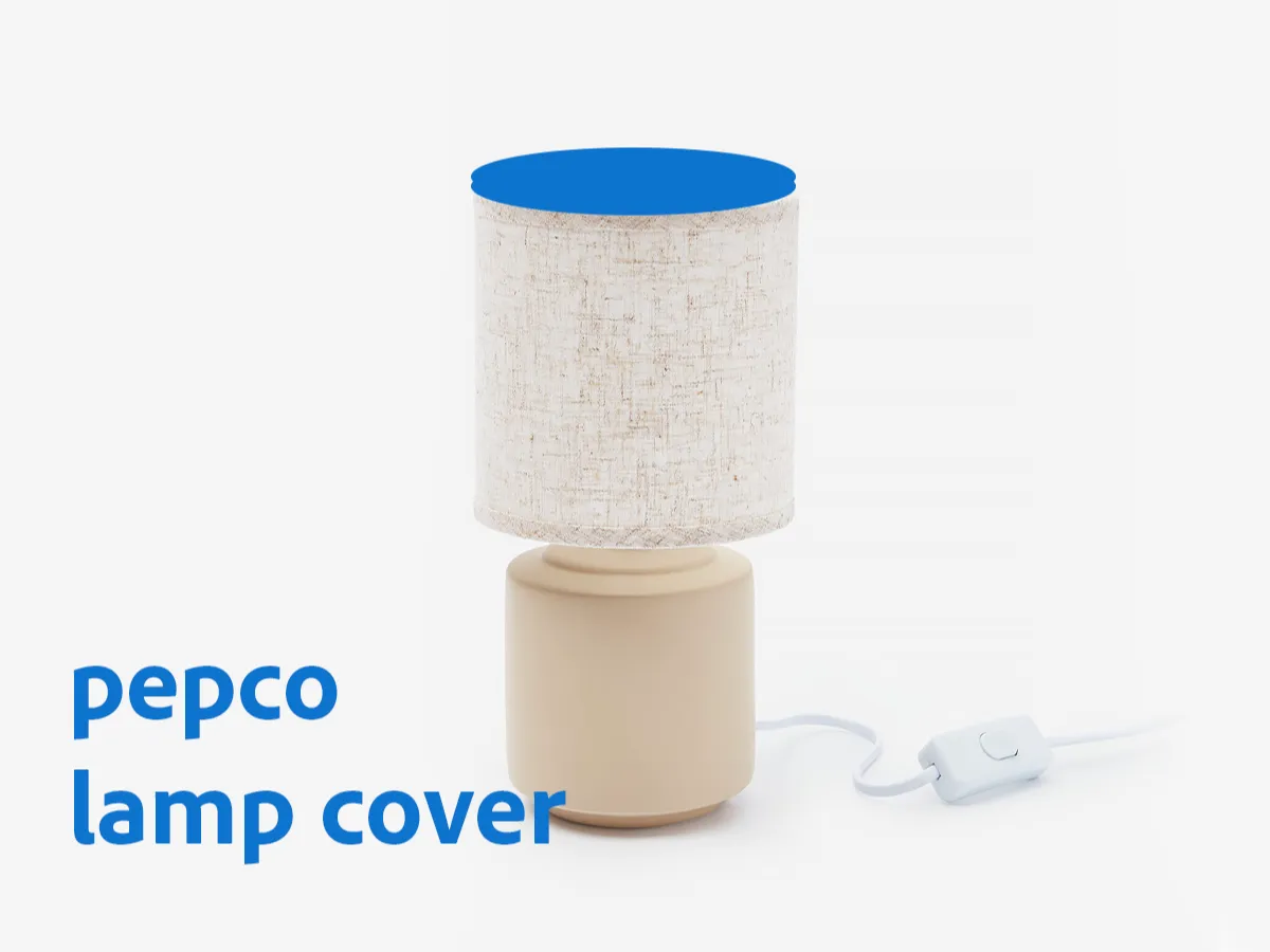 Pepco Cover for Ceramic Lamp with Shade - Decor, in stock in India