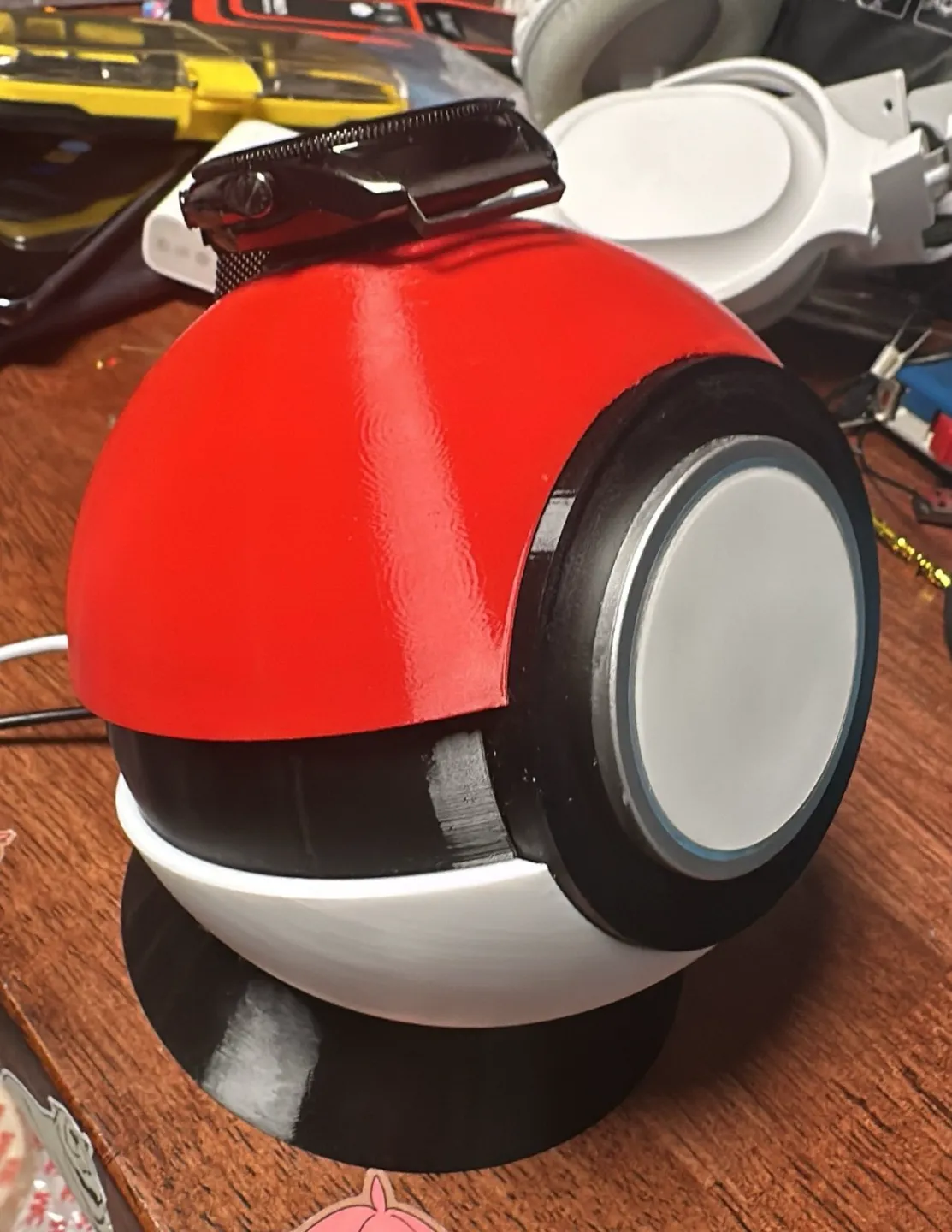 pokeball magsafe +samsung watch charger, photo 2 of 2 - pokeball magsafe +samsung watch charger Hobby & DIY