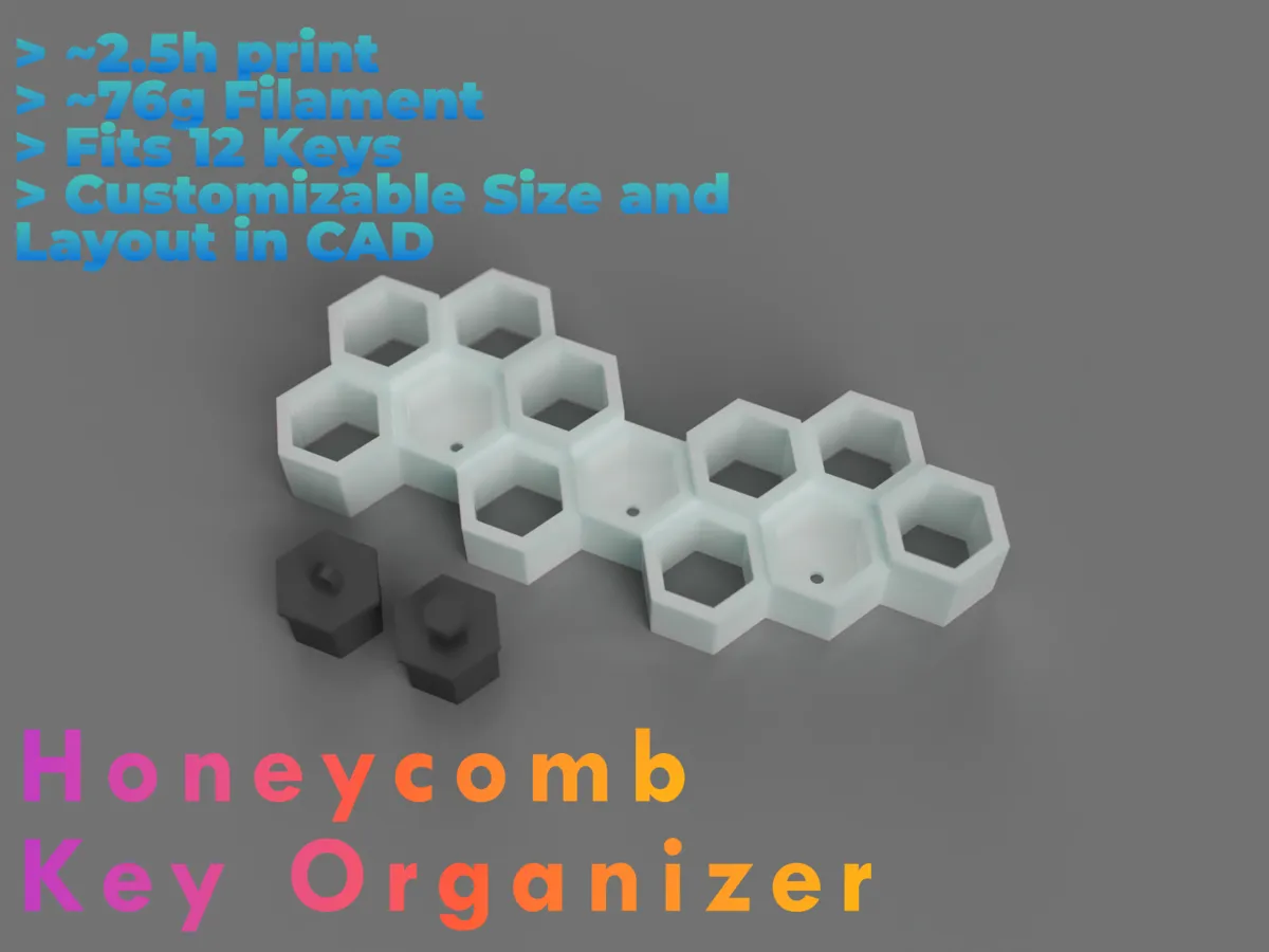 Honeycomb Key Organizer