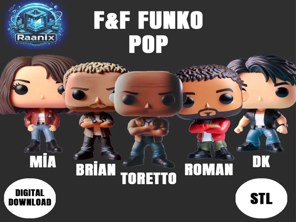 Fast And Furious Funko style - Funko-style & Vinyl Figures, in stock