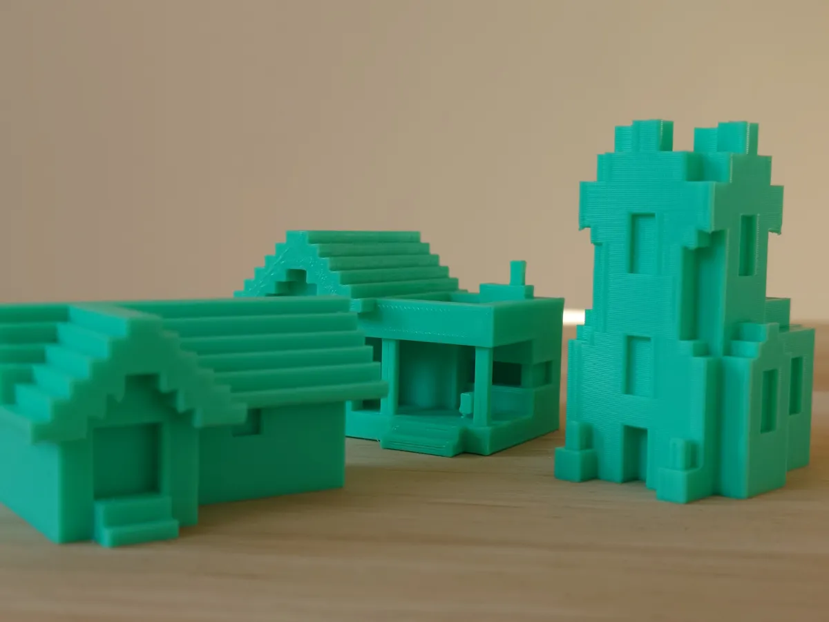 Minecraft Plains Village, photo 4 of 4 - Minecraft Plains Village Figurines & Collectibles