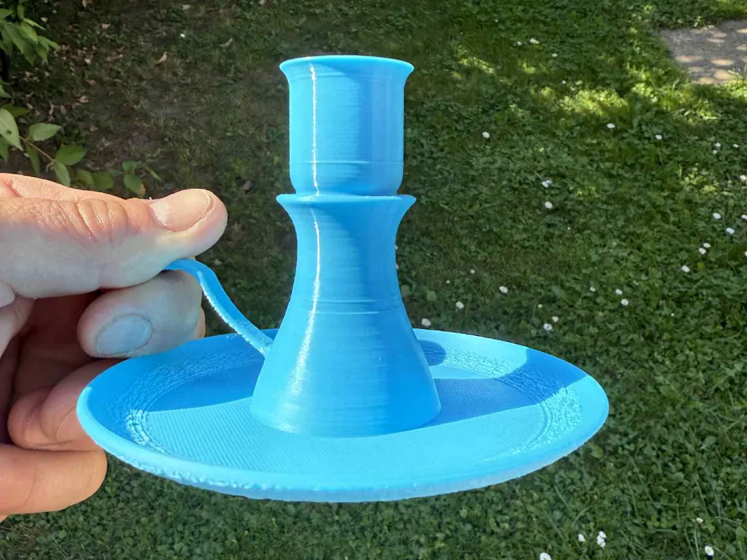 Candle holder for candle and manipulation