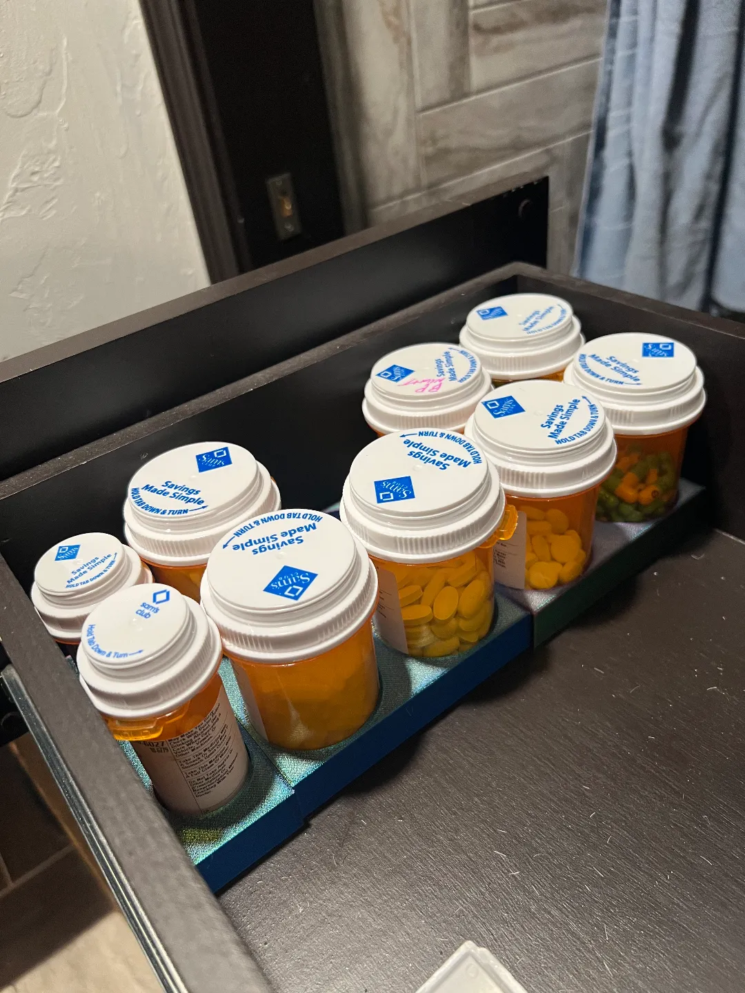 Pill Bottle drawer insert