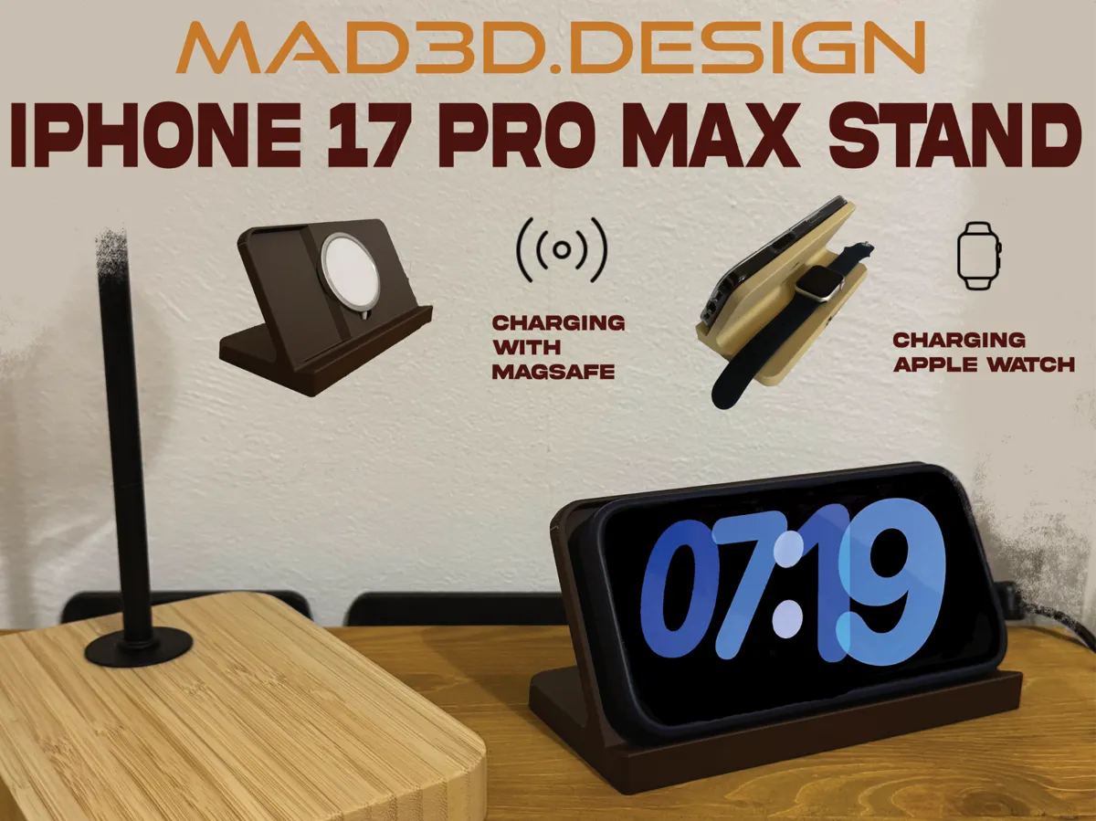 iPhone 17 Pro Max MagSafe and Watch Stand