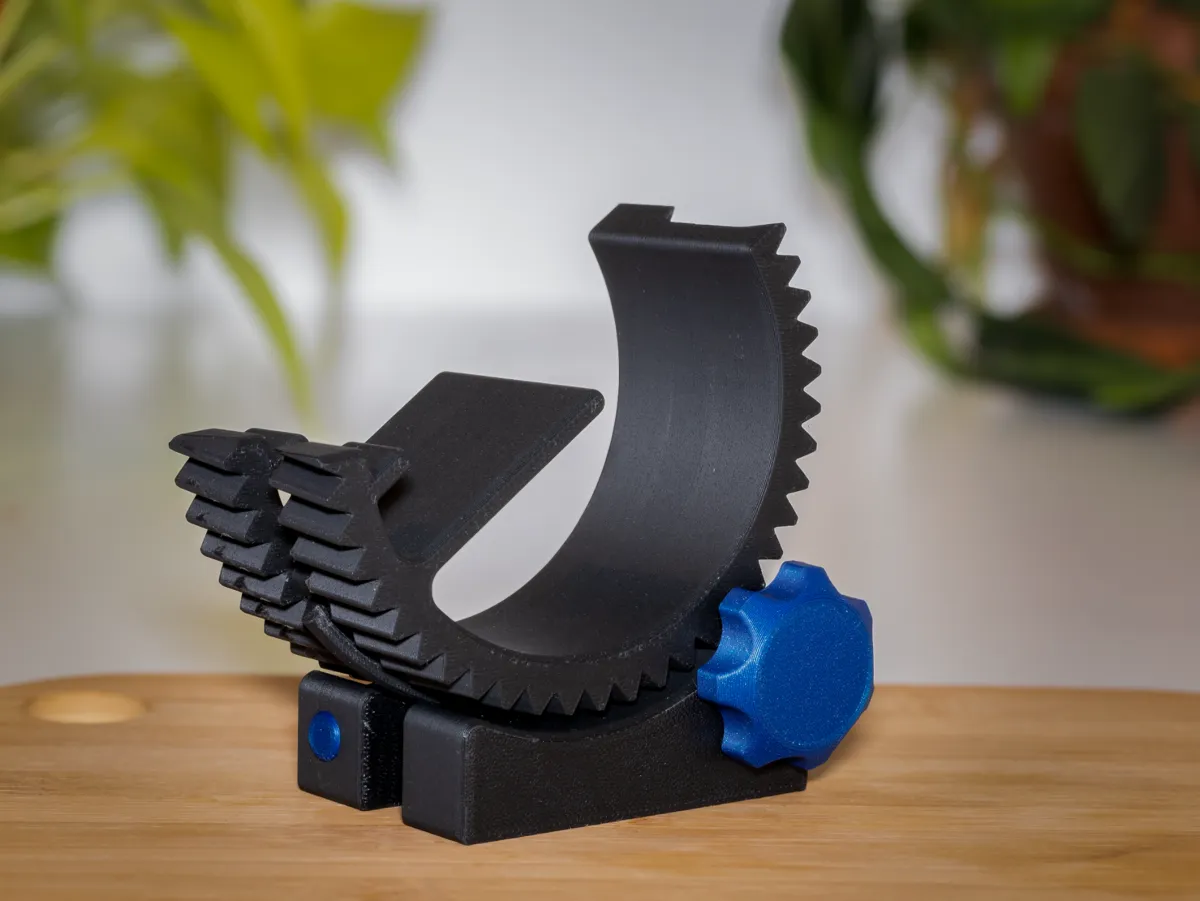 Industrial Tilt Phone Stand with Worm Gear, photo 3 of 4 - Industrial Tilt Phone Stand with Worm Gear Mobile & Device Accessories