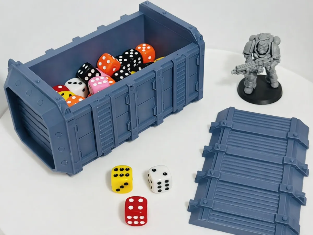Cargo Container Dice Box Scatter Terrain
