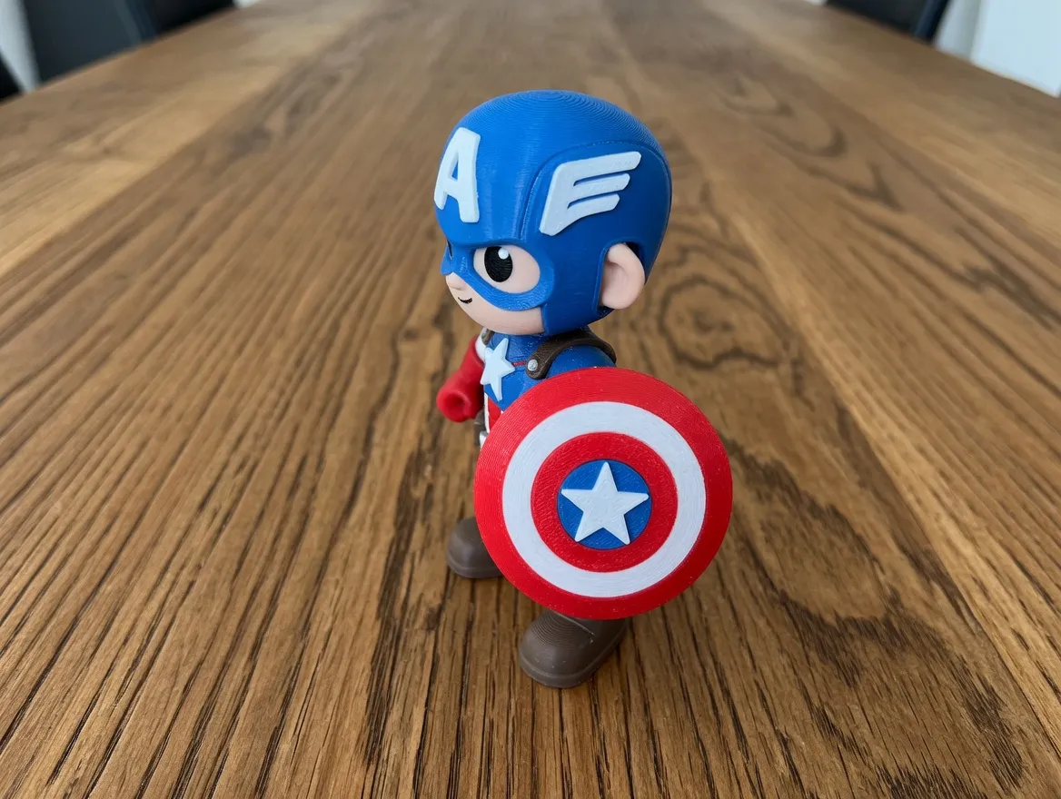 Captain America Mini Figure | Marvel, photo 3 of 4 - Captain America Mini Figure | Marvel Figurines & Collectibles