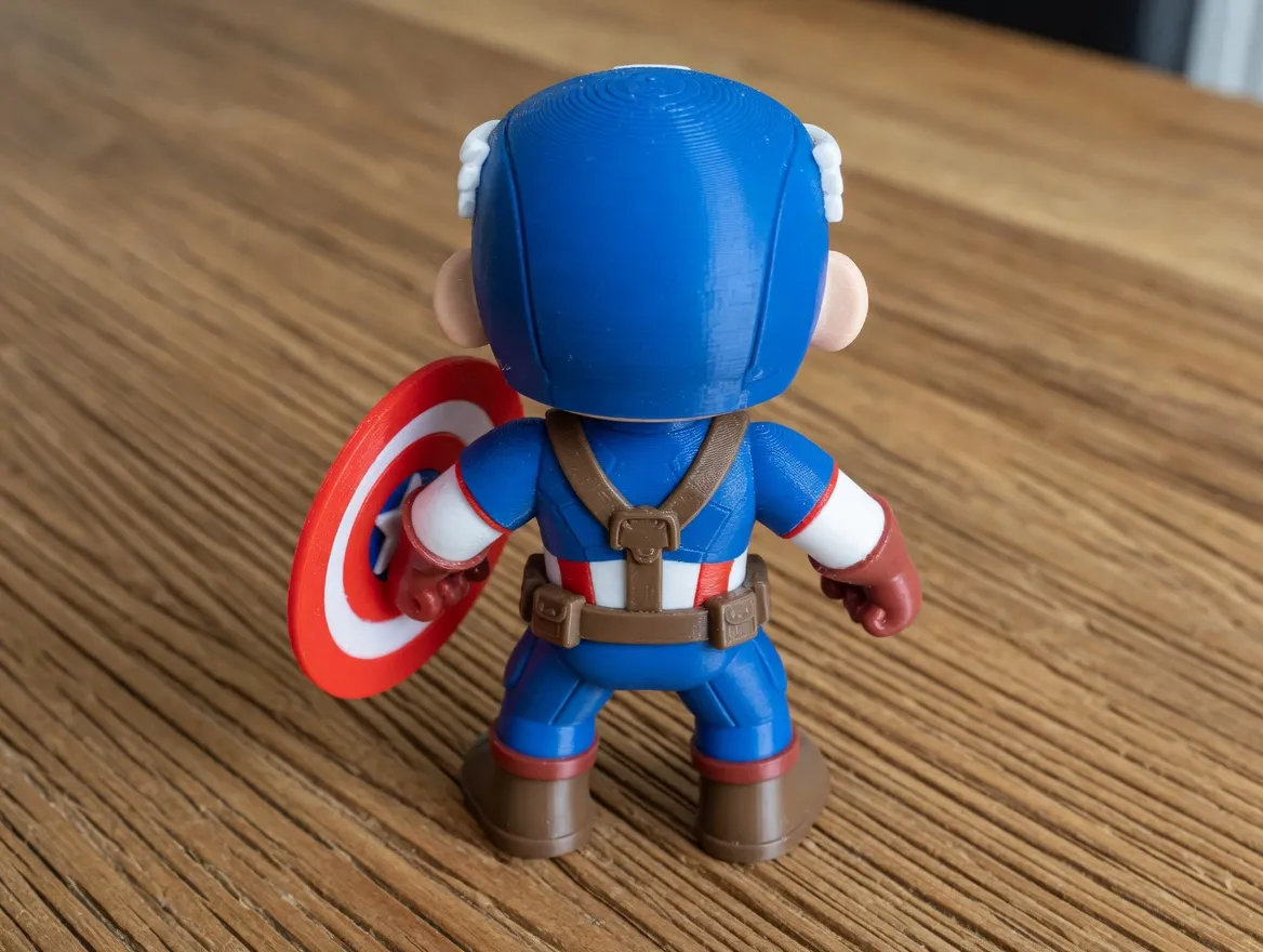 Captain America Mini Figure | Marvel, photo 4 of 4 - Captain America Mini Figure | Marvel Figurines & Collectibles