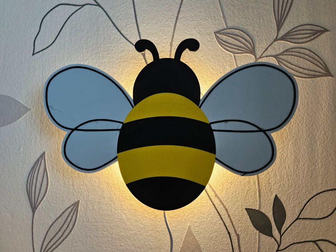 Wall Lamp with image plate | LED Lamp Kit 001