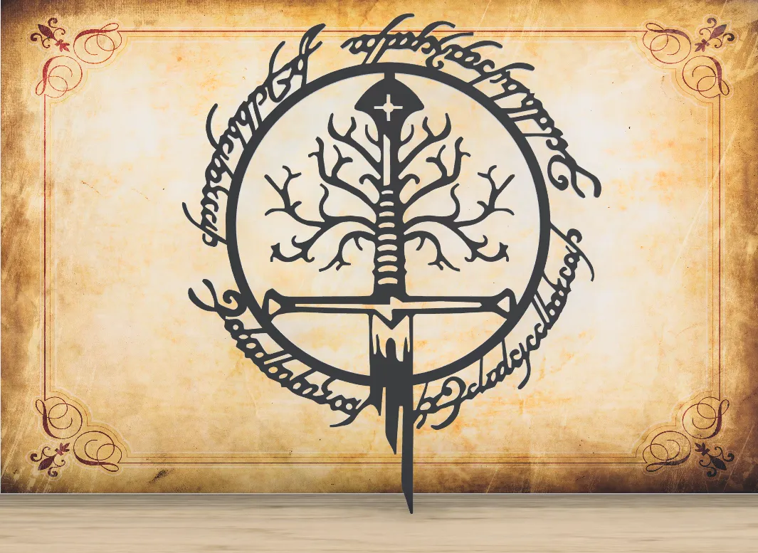 Lord Of The Rings - 2d silhouette - Wall Art