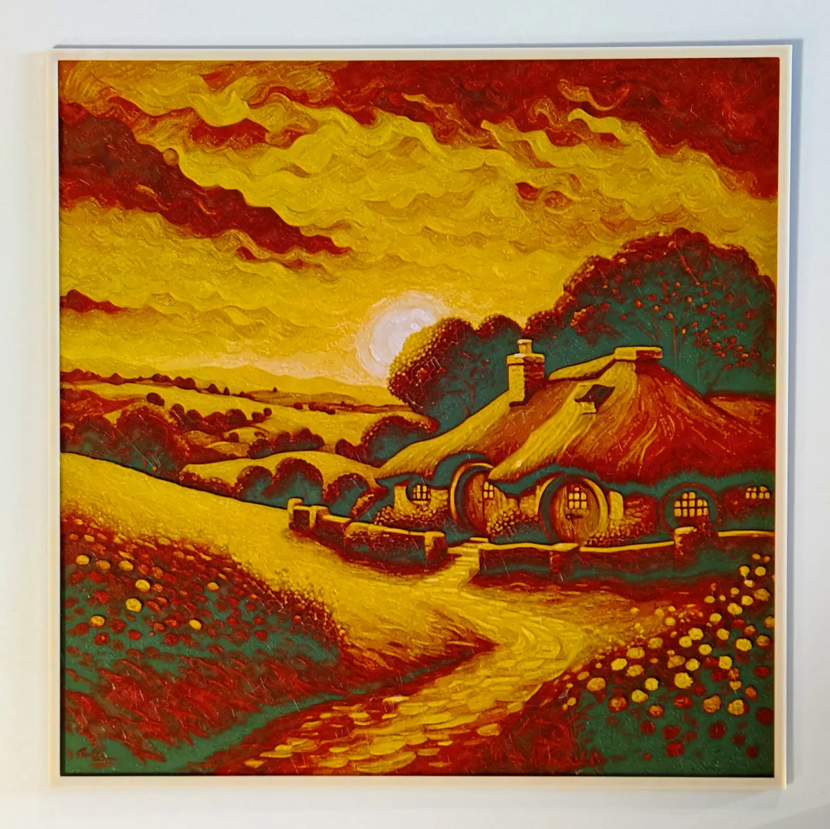 Sunset over the Shire