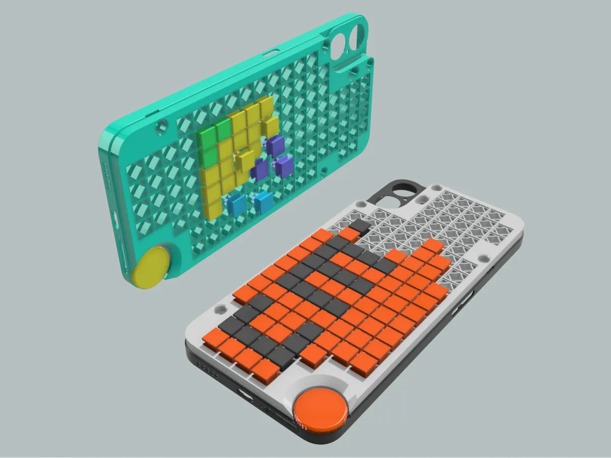 Pixel Puzzle Backplate for CMF Phone 1 - Google Pixel Covers, in stock in India