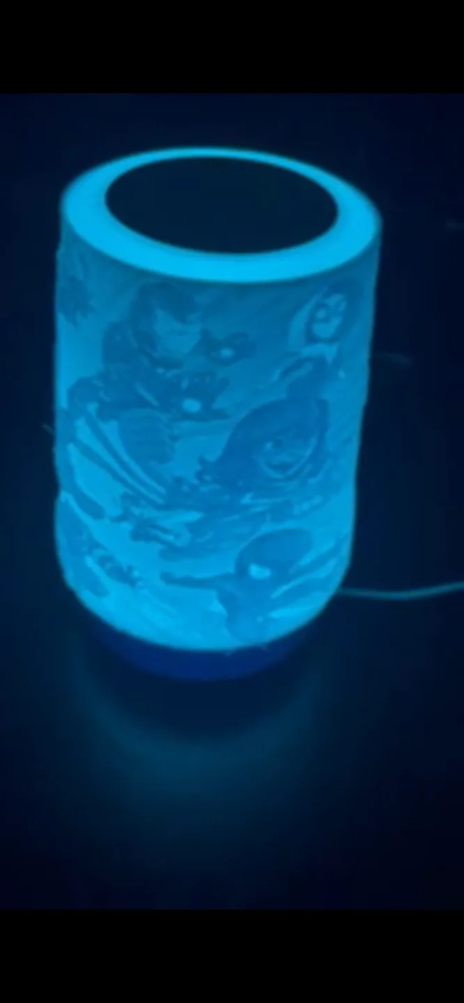 Marvel Superhero Adventures Hatch Cover lithophane, photo 3 of 3 - Marvel Superhero Adventures Hatch Cover lithophane Household
