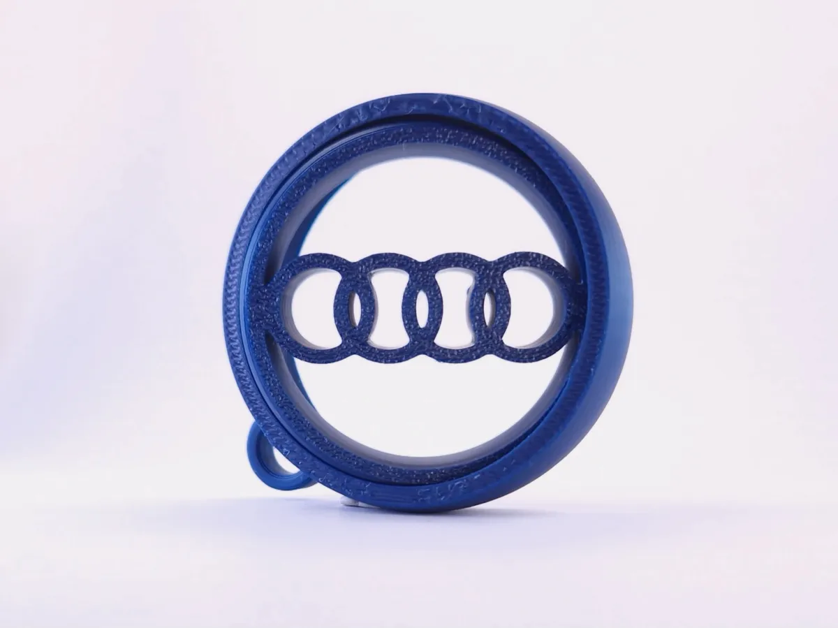Audi Logo Keychain - fidget, photo 4 of 4 - Audi Logo Keychain - fidget Hobby & DIY