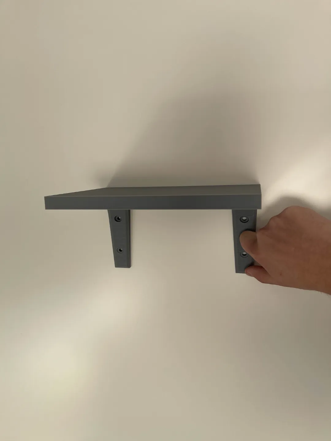 Small shelf with brackets (premade screw holes), photo 2 of 3 - Small shelf with brackets (premade screw holes) Storage & Organisation