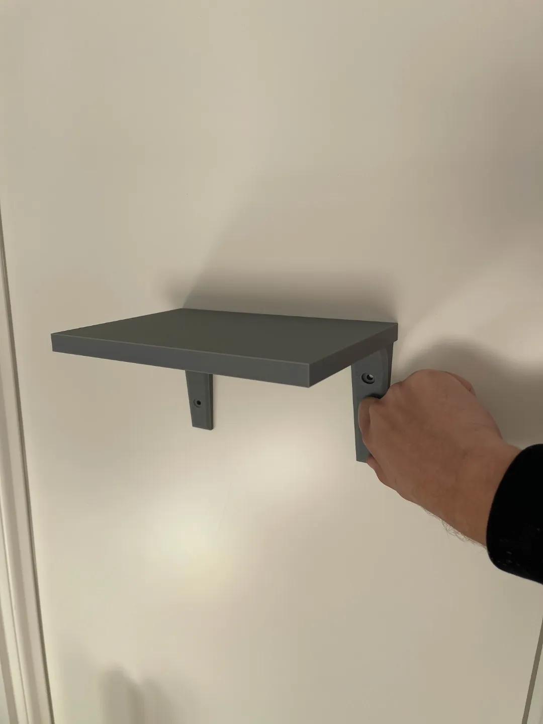 Small shelf with brackets (premade screw holes), photo 3 of 3 - Small shelf with brackets (premade screw holes) Storage & Organisation
