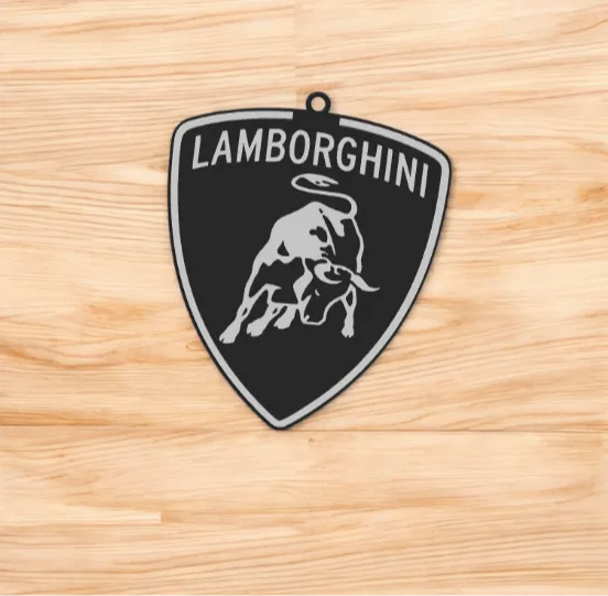 Lamborghini logo keychain - Car Brand Keychains, in stock in India