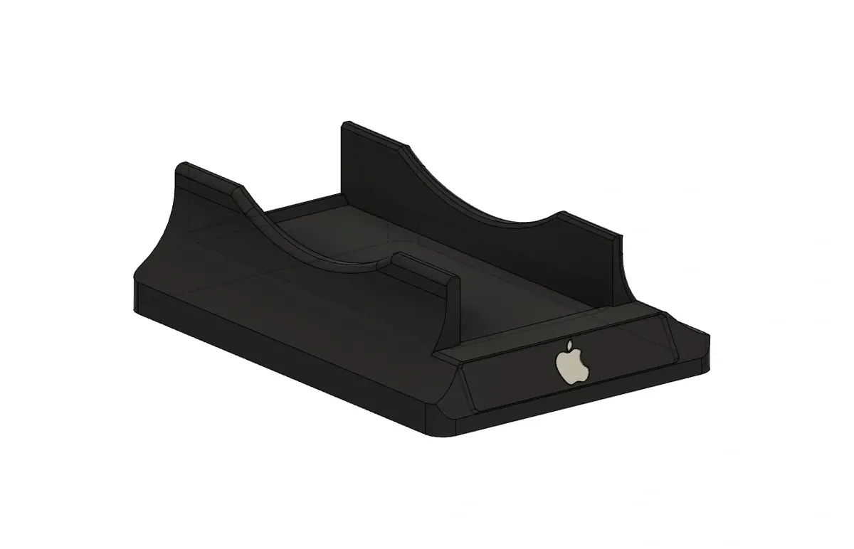 MAC Mini M4 垂直底座 (with Apple logo), photo 3 of 4 - MAC Mini M4 垂直底座 (with Apple logo) Home Decor Items