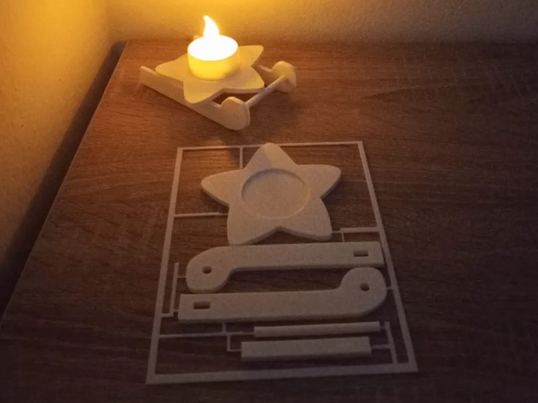 Christmas carriage LED TEA LIGHT kit card - Festivities, in stock in India