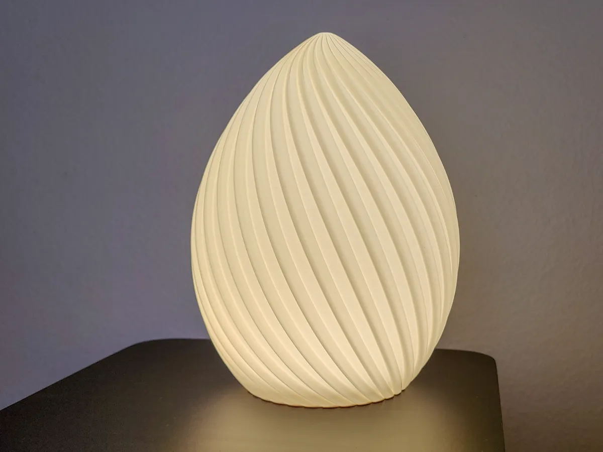Table Lamp Egg Spiral Led Lamp Kit 001 - Decor, in stock in India