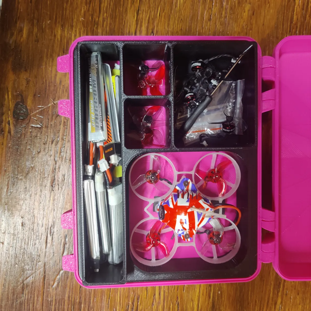 65mm Whoop Case with Storage, photo 4 of 4 - 65mm Whoop Case with Storage Hobby & DIY